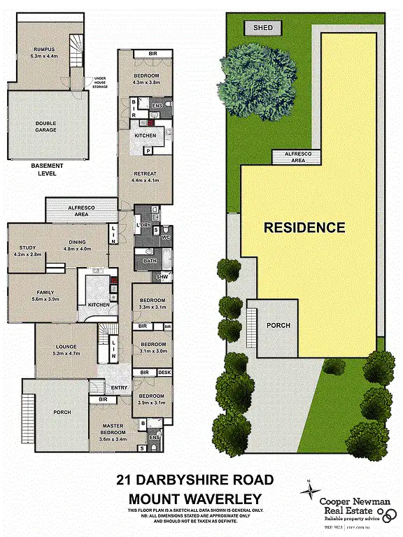 Floorplan of Homely house listing, 21 Darbyshire Road, Mount Waverley VIC 3149