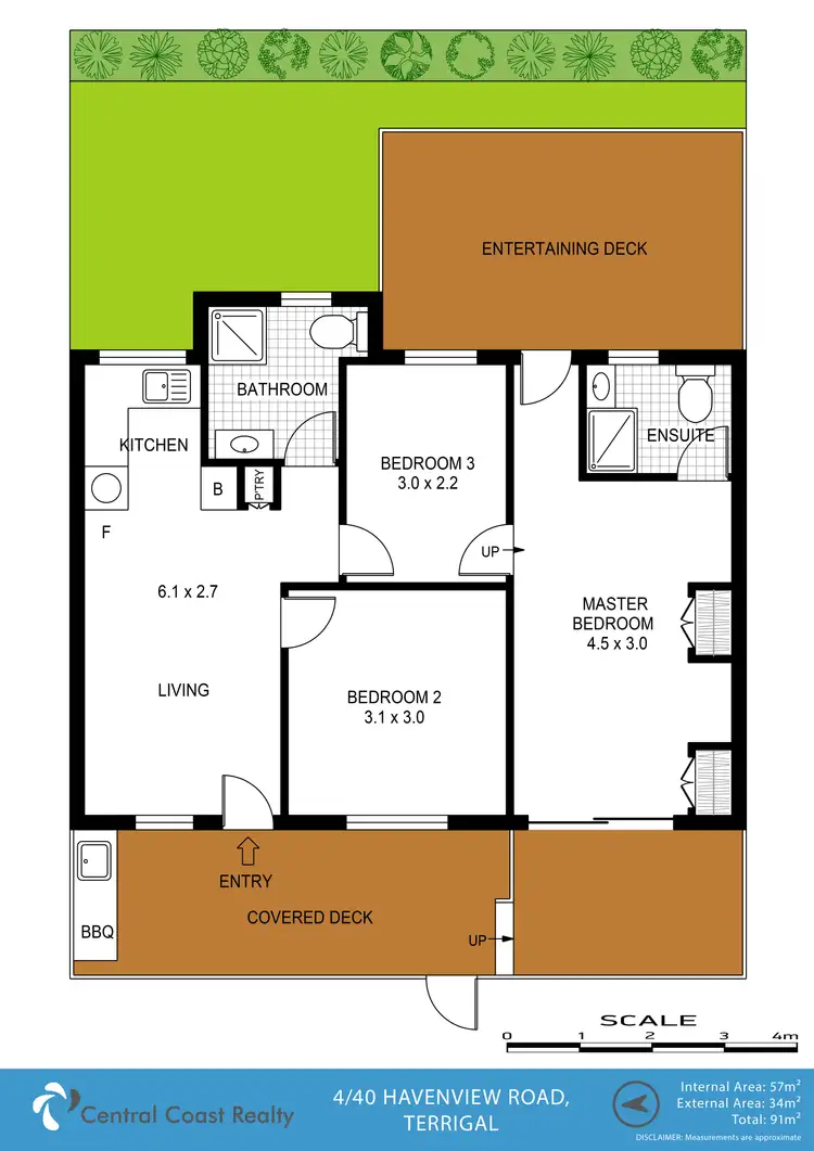 Floorplan of Homely unit listing, Unit 4/40 Havenview Rd, Terrigal NSW 2260