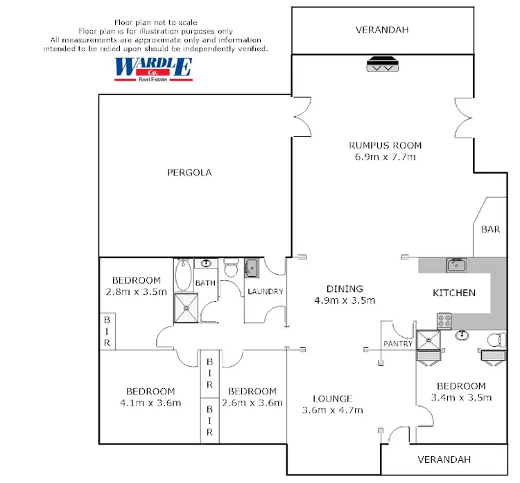 Floorplan of Homely house listing, 11 Darbon Tce, Crystal Brook SA 5523