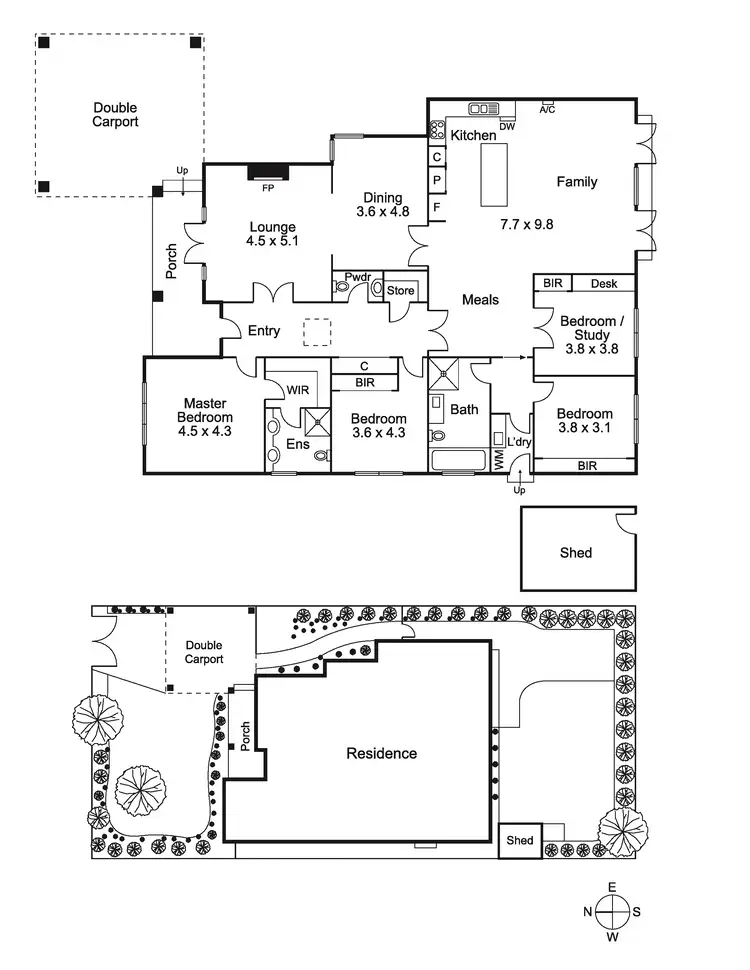 Floorplan of Homely house listing, 34 Marriage Rd, Brighton East VIC 3187