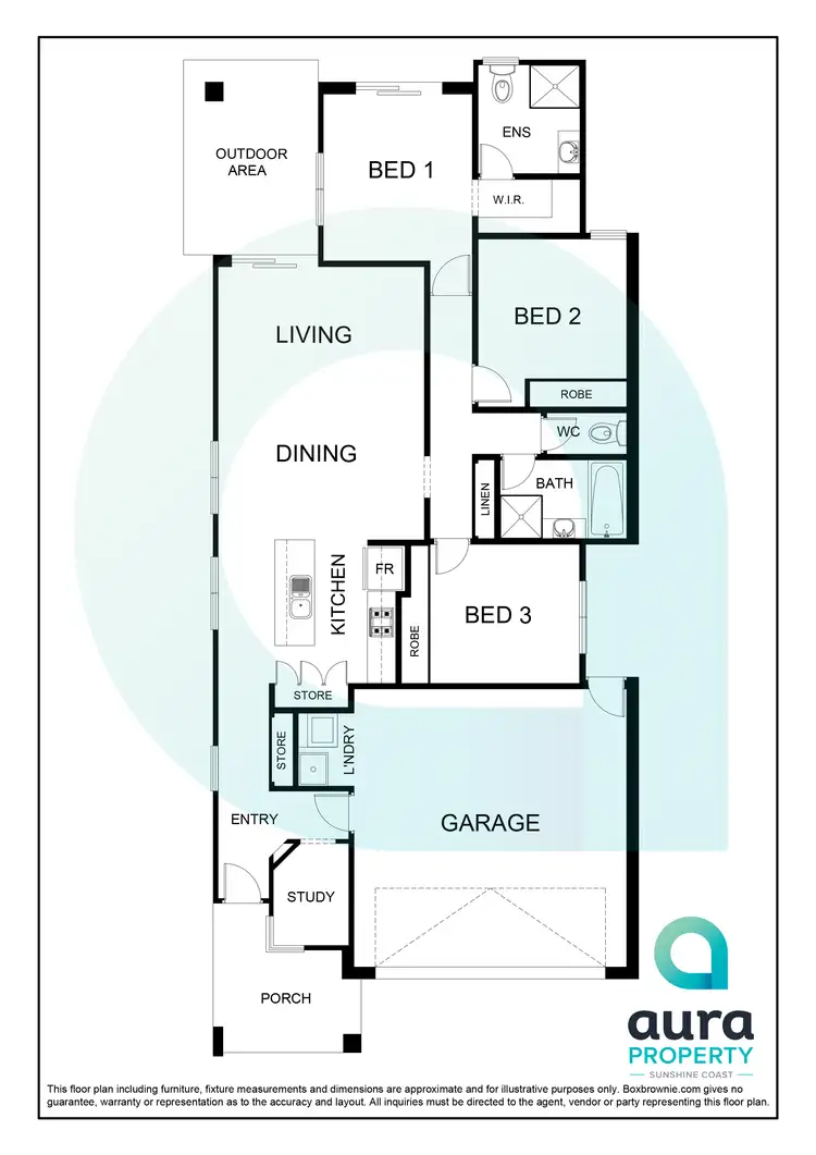 Floorplan of Homely house listing, 12 Toyne St, Caloundra West QLD 4551