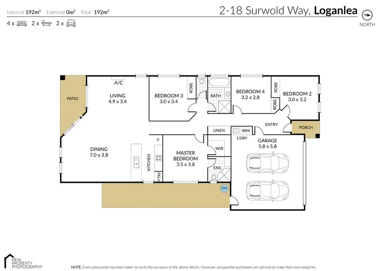 Floorplan of Homely house listing, 18 Surwold Way, Loganlea QLD 4131