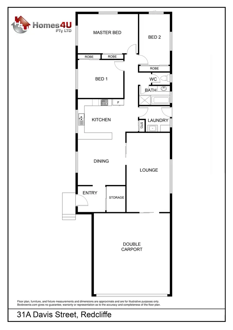 Floorplan of Homely house listing, 31a Davis Street St, Redcliffe QLD 4020