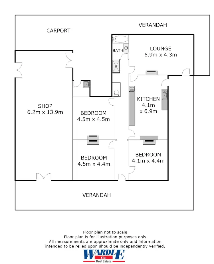 Floorplan of Homely house listing, 63 Herbert St, Laura SA 5480