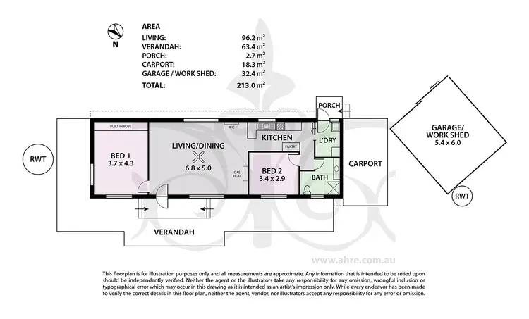 Floorplan of Homely house listing, 47 Roper Rd, Strathalbyn SA 5255