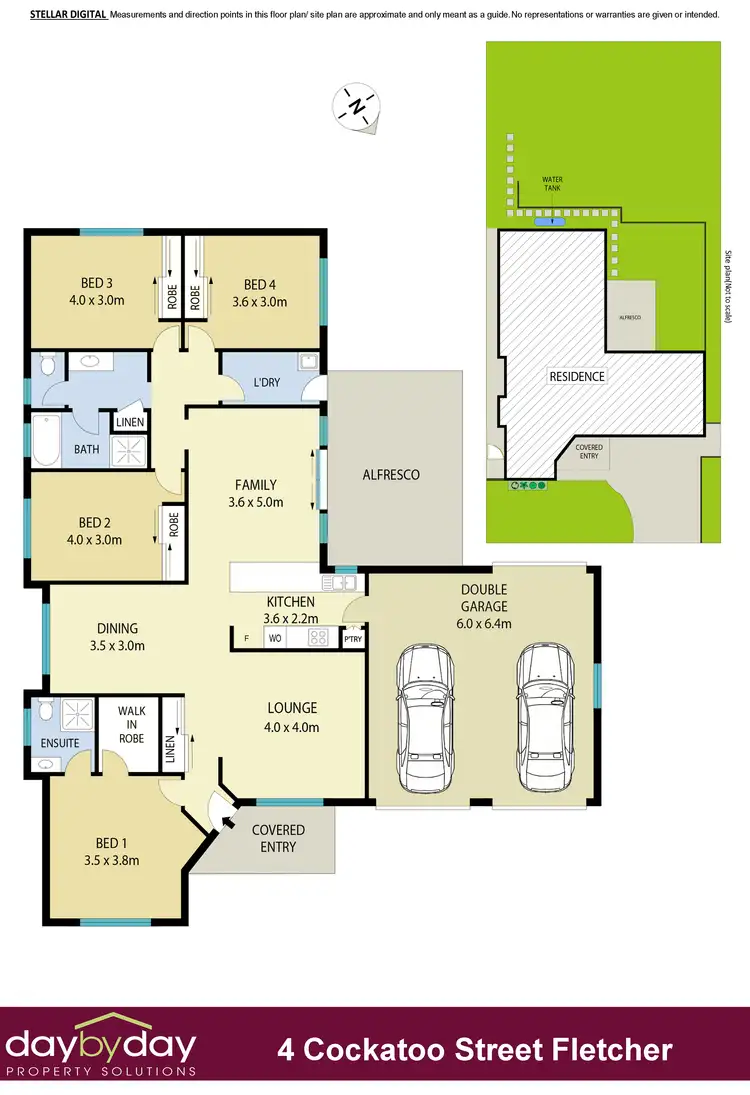 Floorplan of Homely house listing, 4 Cockatoo St, Fletcher NSW 2287