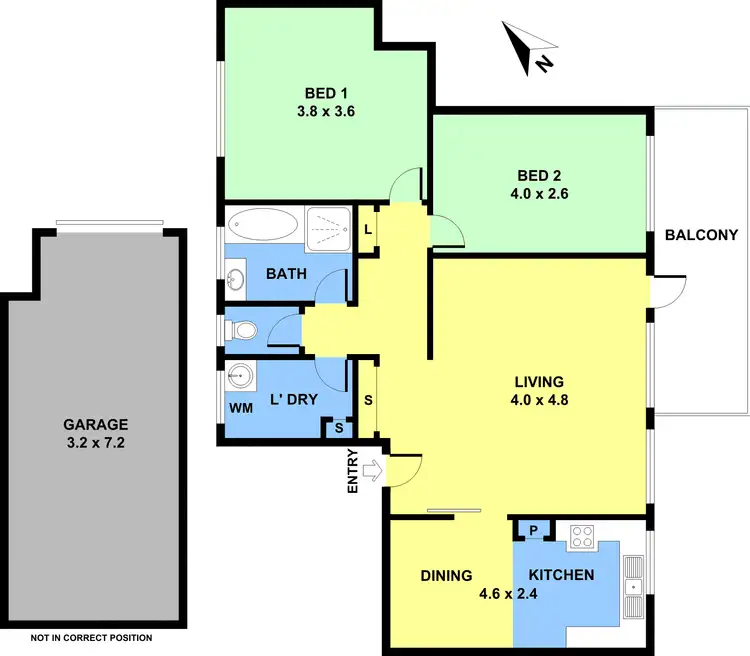 Floorplan of Homely apartment listing, Unit 10/9-11 Noble St, Allawah NSW 2218