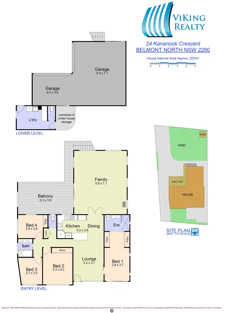 Floorplan of Homely house listing, 24 Kananook Cres, Belmont North NSW 2280