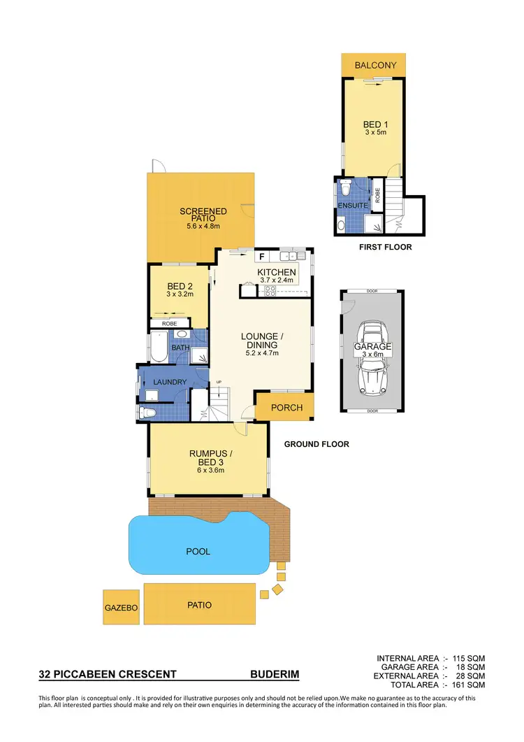 Floorplan of Homely house listing, 32 Piccabeen Crescent, Buderim QLD 4556