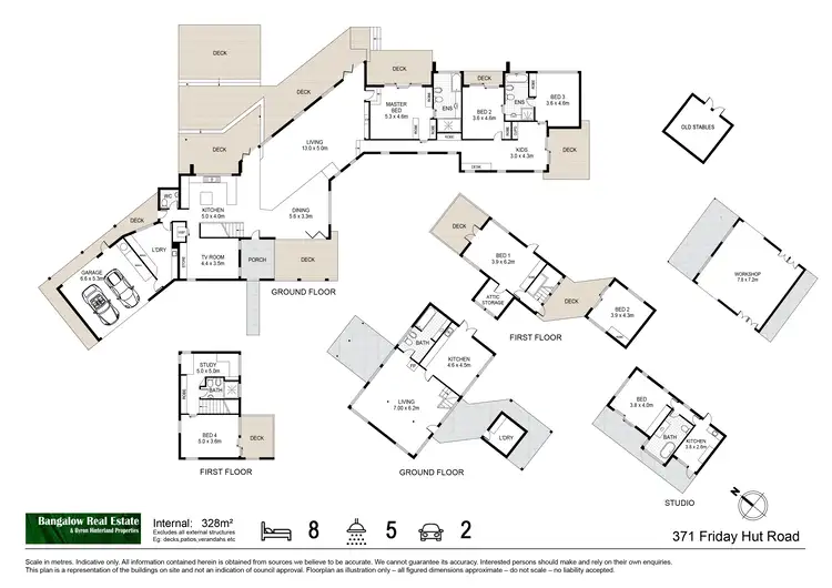 Floorplan of Homely house listing, 371 Friday Hut Rd, Possum Creek NSW 2479