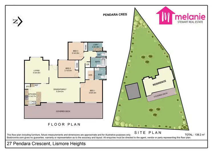 Floorplan of Homely house listing, 27 Pendara Cres, Lismore Heights NSW 2480