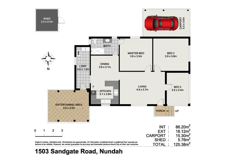 Floorplan of Homely house listing, 1503 Sandgate Rd, Nundah QLD 4012