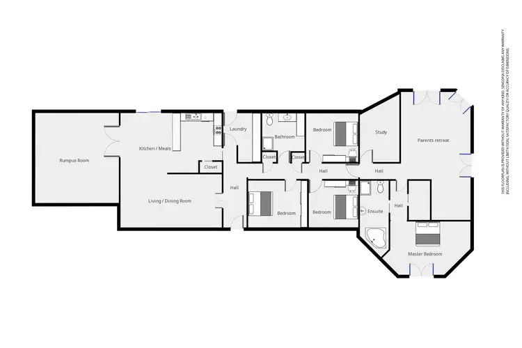 Floorplan of Homely house listing, 468 Pomonal Rd, Stawell VIC 3380