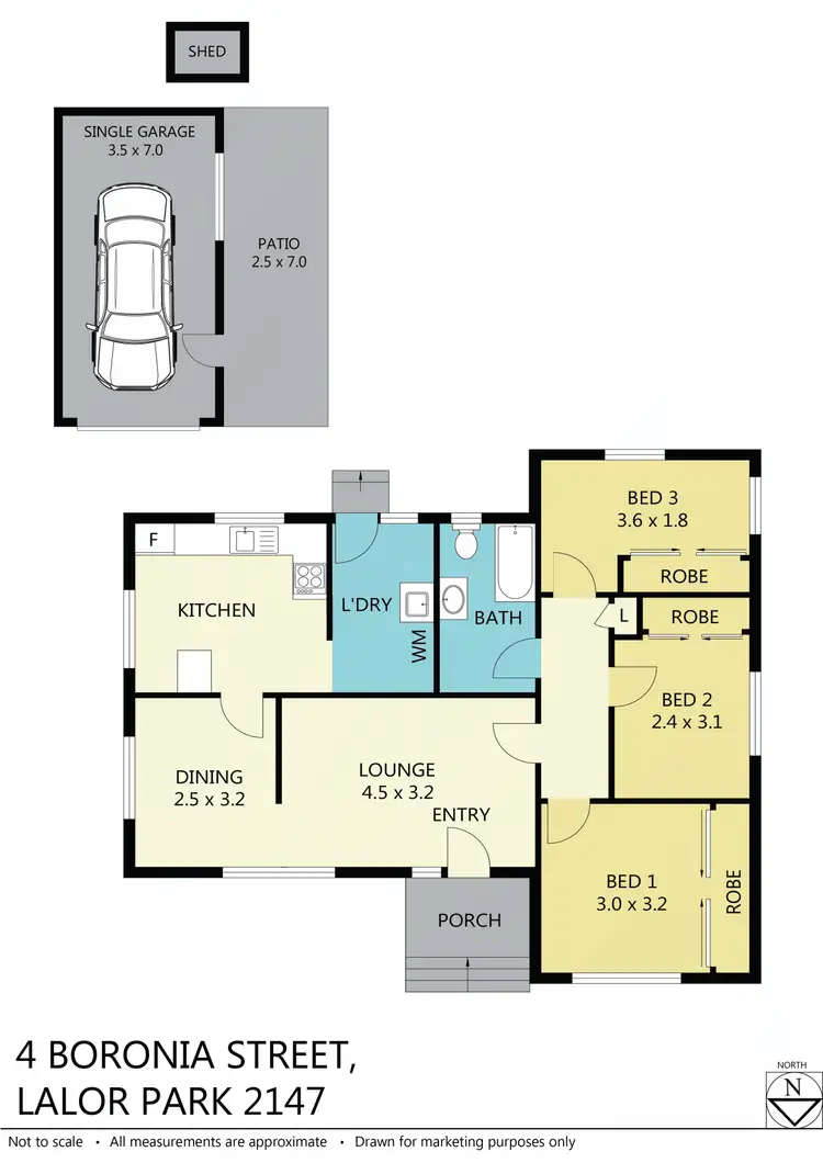 Floorplan of Homely house listing, 4 Boronia St, Lalor Park NSW 2147