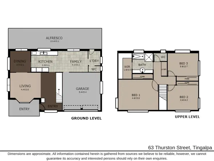 Floorplan of Homely house listing, 63 Thurston St, Tingalpa QLD 4173