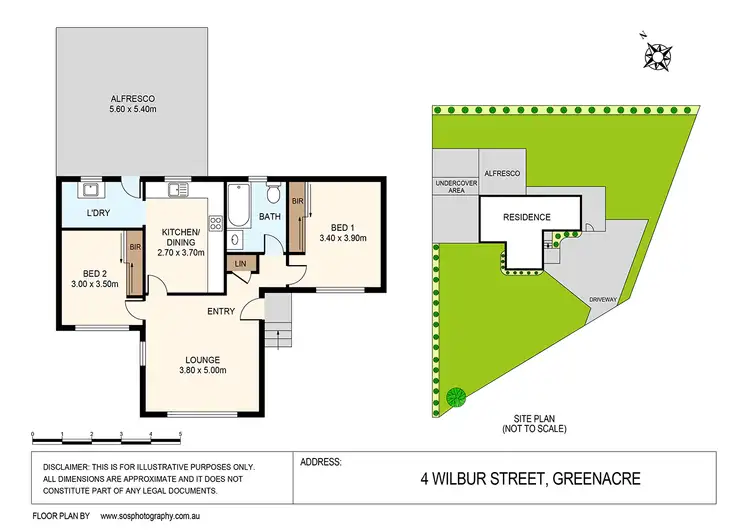Floorplan of Homely house listing, 4 Wilbur St, Greenacre NSW 2190