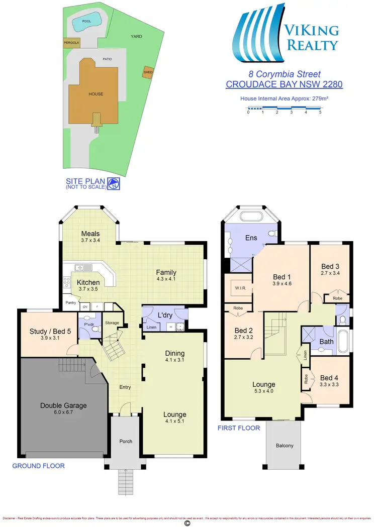 Floorplan of Homely house listing, 8 Corymbia St, Croudace Bay NSW 2280