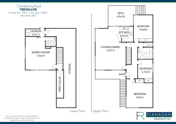 Floorplan of Homely house listing, 1 Dandenong Rd, Trevallyn TAS 7250
