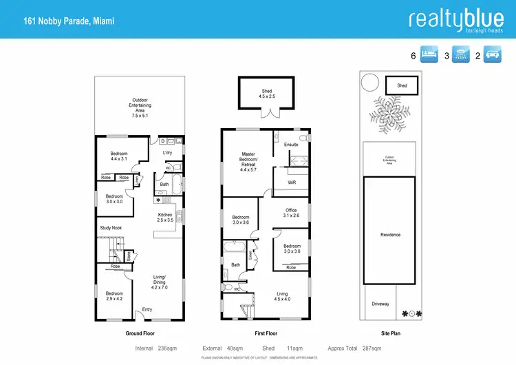 Floorplan of Homely house listing, 161 Nobby Parade, Miami QLD 4220