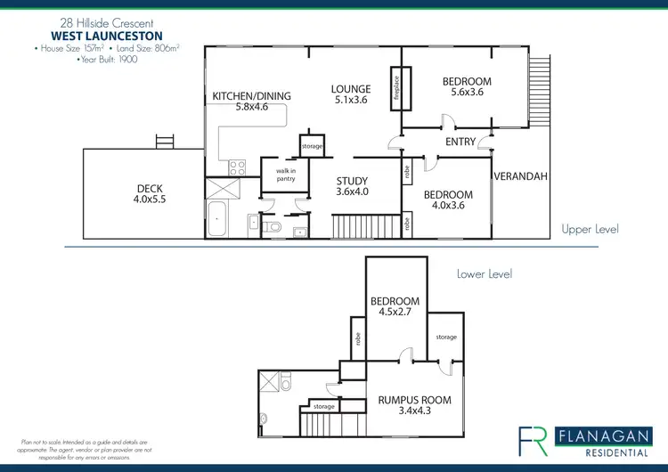 Floorplan of Homely house listing, 28 Hillside Cres, West Launceston TAS 7250