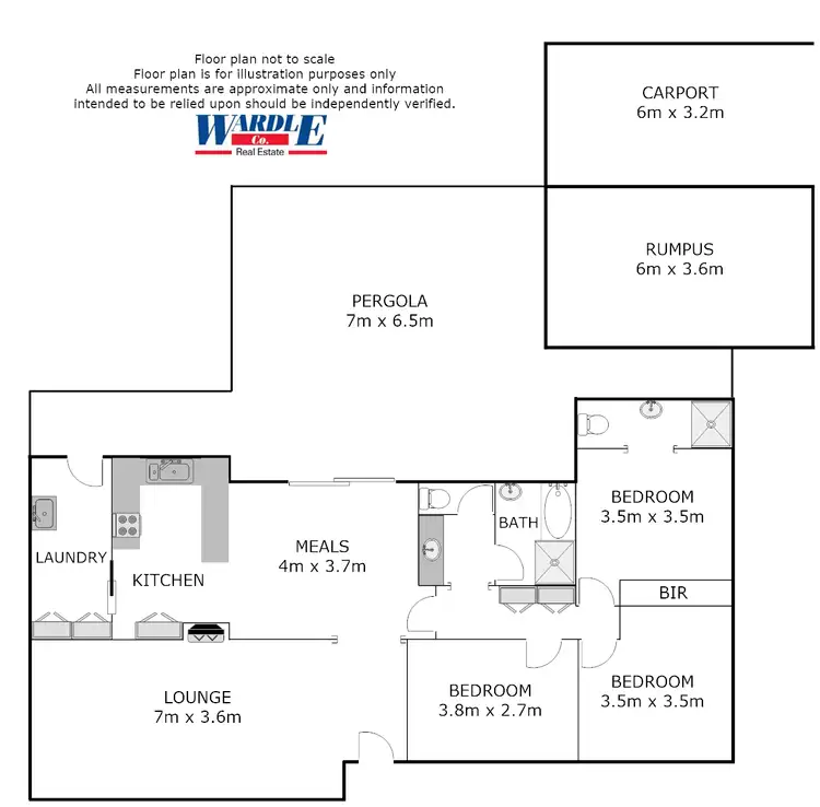 Floorplan of Homely house listing, 108 Ayr St, Jamestown SA 5491