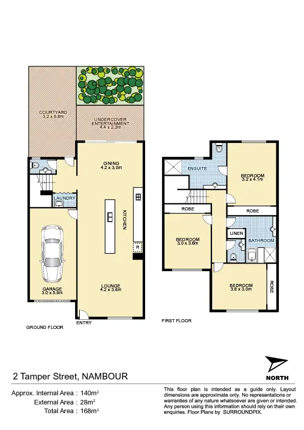 Floorplan of Homely townhouse listing, Unit 2/2 Tamper St, Nambour QLD 4560