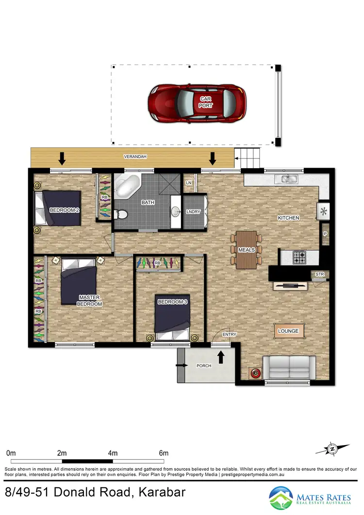 Floorplan of Homely townhouse listing, 8/49 Donald Road, Queanbeyan NSW 2620
