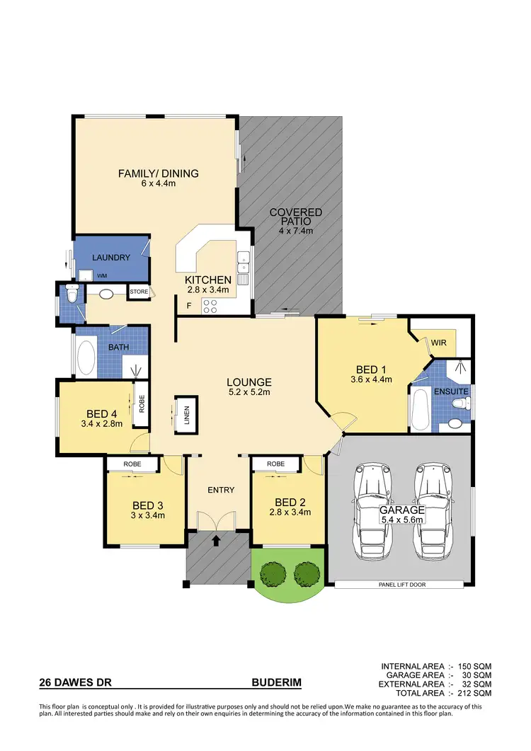 Floorplan of Homely house listing, 26 Dawes Drive, Buderim QLD 4556