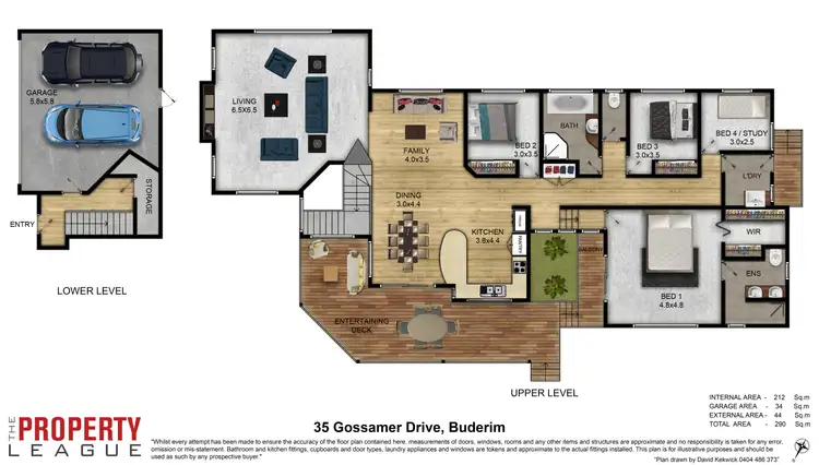 Floorplan of Homely house listing, 35 Gossamer Dr, Buderim QLD 4556