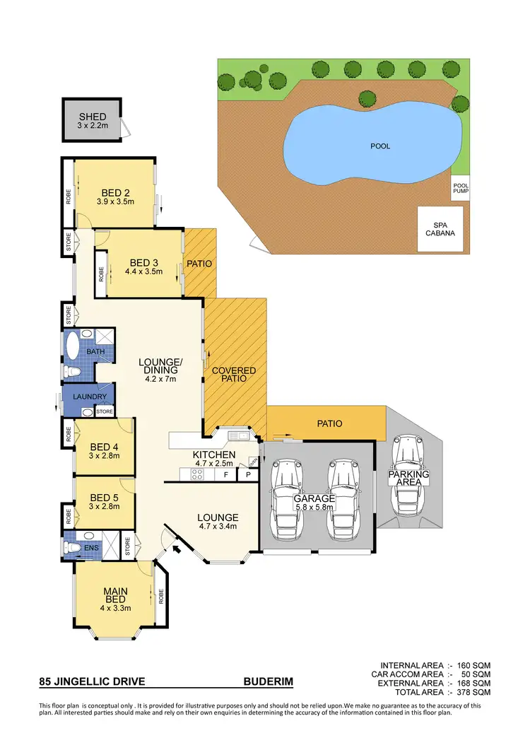 Floorplan of Homely house listing, 85 Jingellic Drive, Buderim QLD 4556