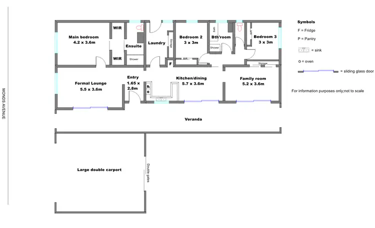 Floorplan of Homely house listing, 70 Monds Ave, Benalla VIC 3672