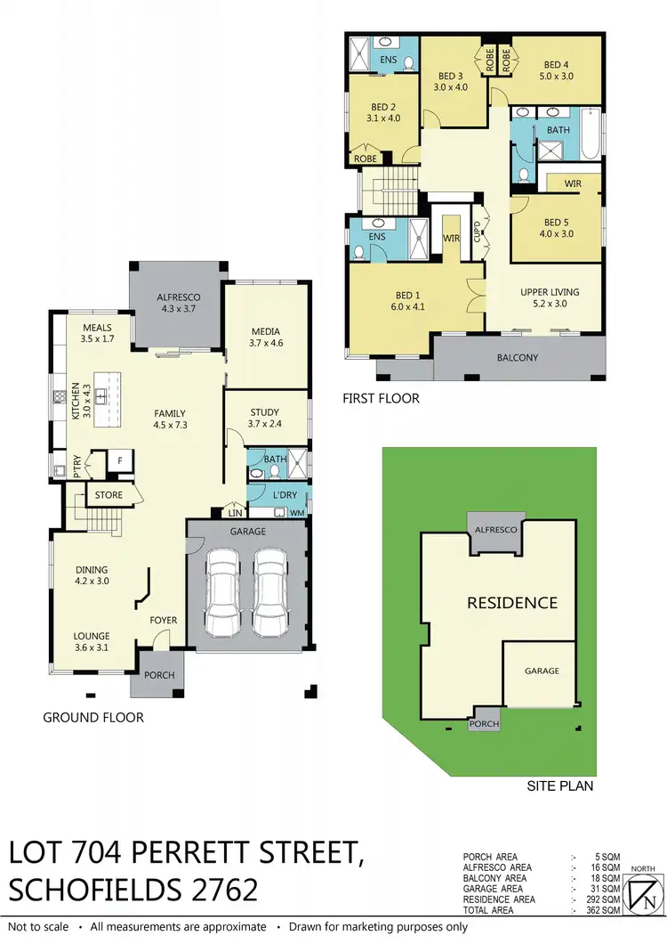 Floorplan of Homely house listing, Lot 704 Perrett St, Schofields NSW 2762