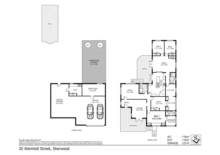Floorplan of Homely house listing, 20 Weinholt St, Sherwood QLD 4075