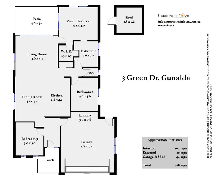 Floorplan of Homely house listing, 3 Green Dr, Gunalda QLD 4570