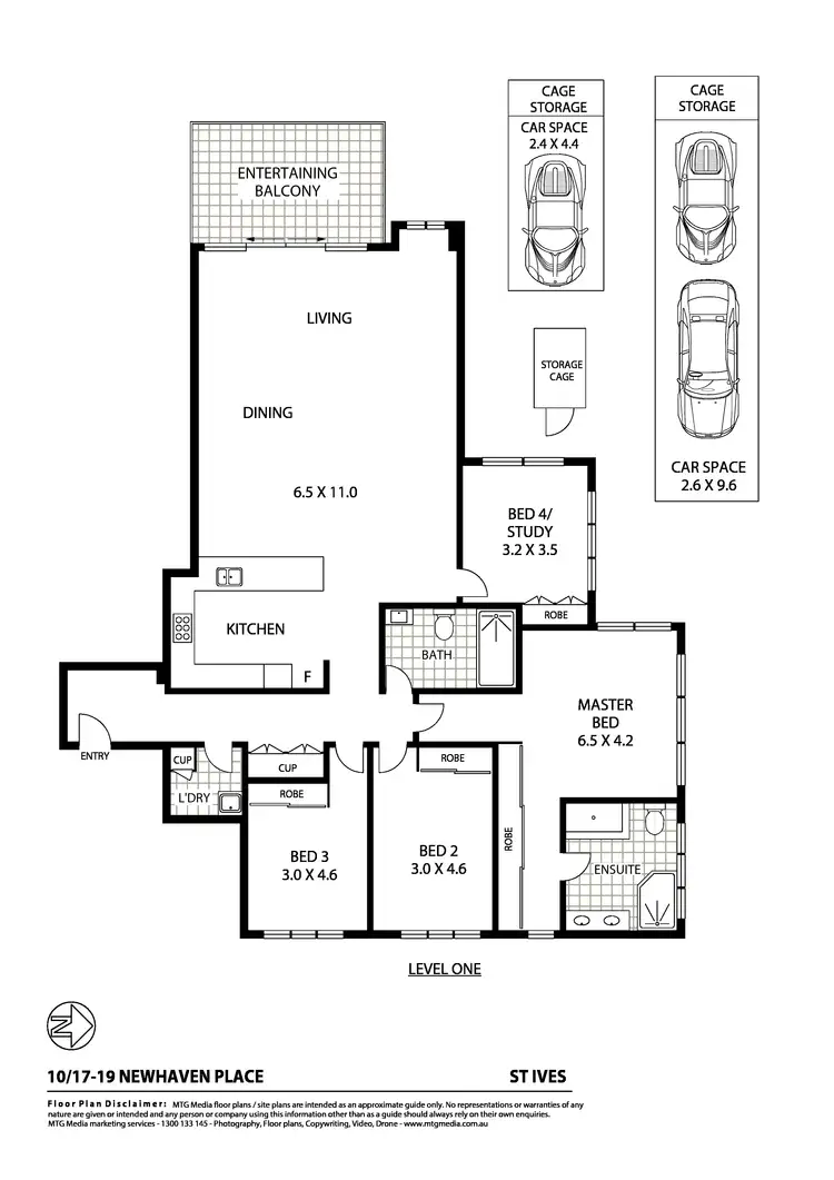 Floorplan of Homely apartment listing, Unit 10/17-19 Newhaven Pl, St Ives NSW 2075