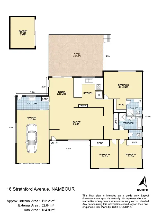 Floorplan of Homely house listing, 16 Strathford Ave, Nambour QLD 4560