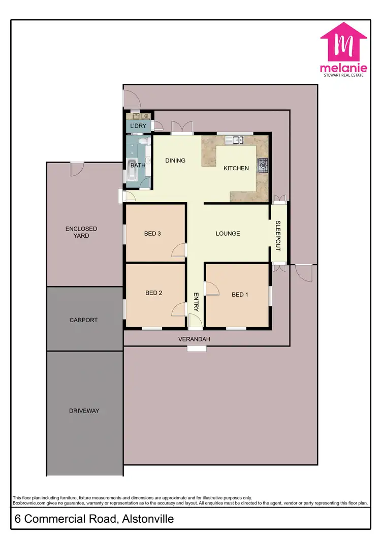 Floorplan of Homely house listing, 6 Commercial Road, Alstonville NSW 2477