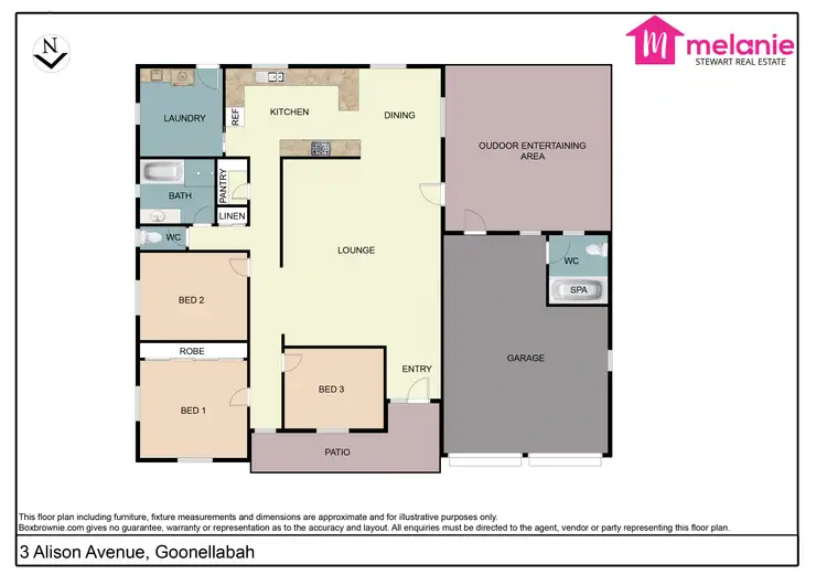 Floorplan of Homely house listing, 3 Alison Ave, Goonellabah NSW 2480