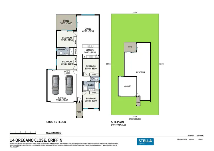 Floorplan of Homely house listing, 14 Oregano Close, Griffin QLD 4503