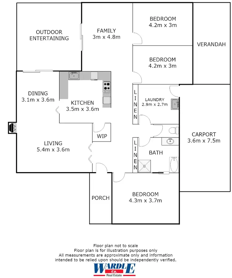 Floorplan of Homely house listing, 21 Dutton St, Jamestown SA 5491