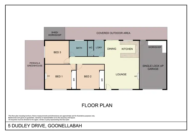Floorplan of Homely house listing, 5 Dudley Dr, Goonellabah NSW 2480