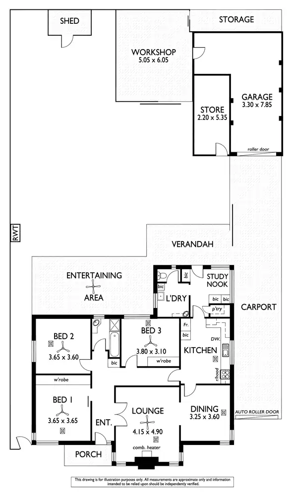 Floorplan of Homely house listing, 28 Glenburnie Tce, Plympton SA 5038