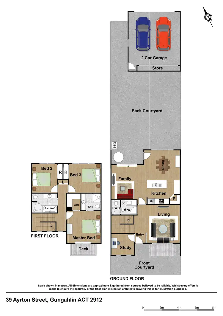 Floorplan of Homely house listing, 39 Ayrton St, Gungahlin ACT 2912