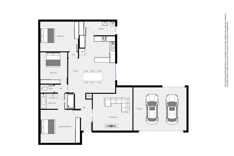 Floorplan of Homely house listing, 3 McLaughlin St, Stawell VIC 3380