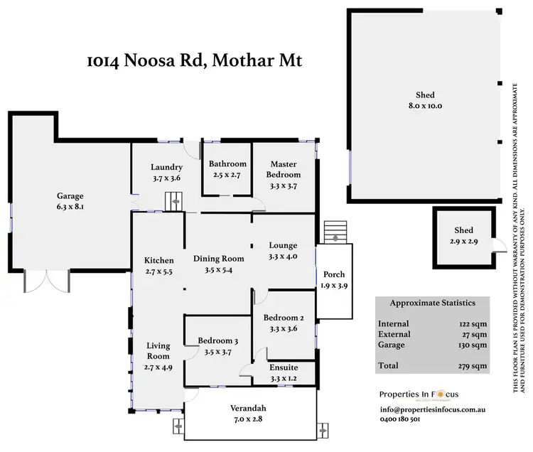 Floorplan of Homely house listing, 1014 Noosa Rd, Mothar Mountain QLD 4570
