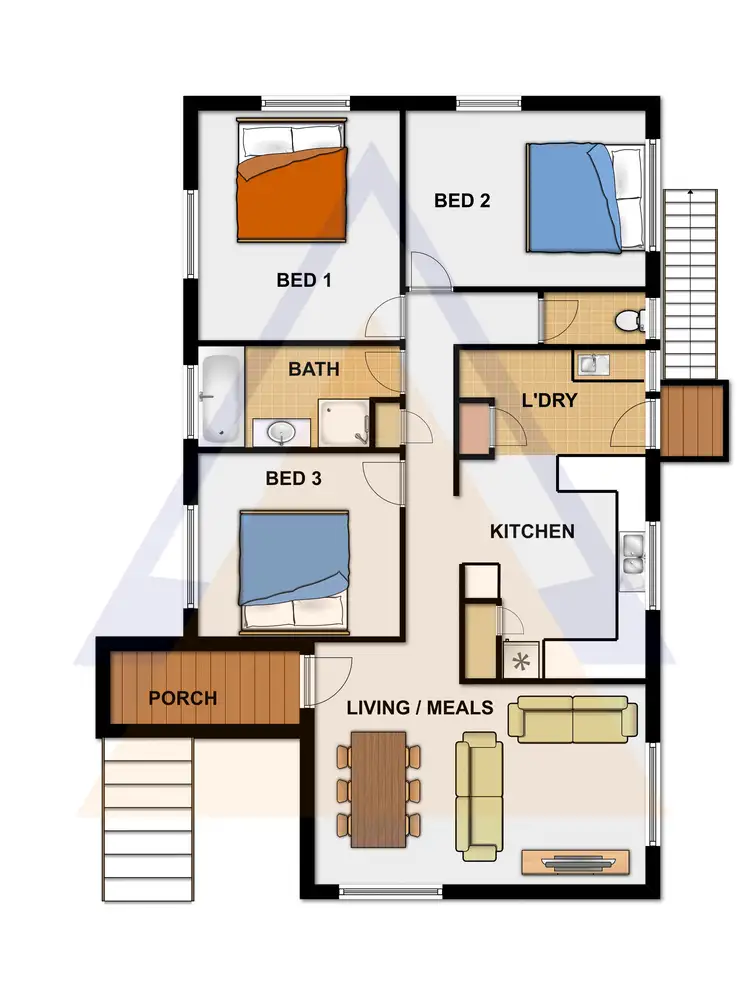 Floorplan of Homely house listing, 117 Smith Rd, Woodridge QLD 4114