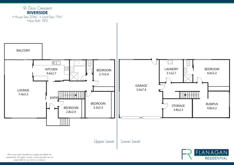 Floorplan of Homely house listing, 91 Dion Cres, Riverside TAS 7250