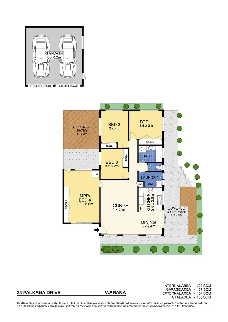 Floorplan of Homely house listing, 24 Palkana Drive, Warana QLD 4575