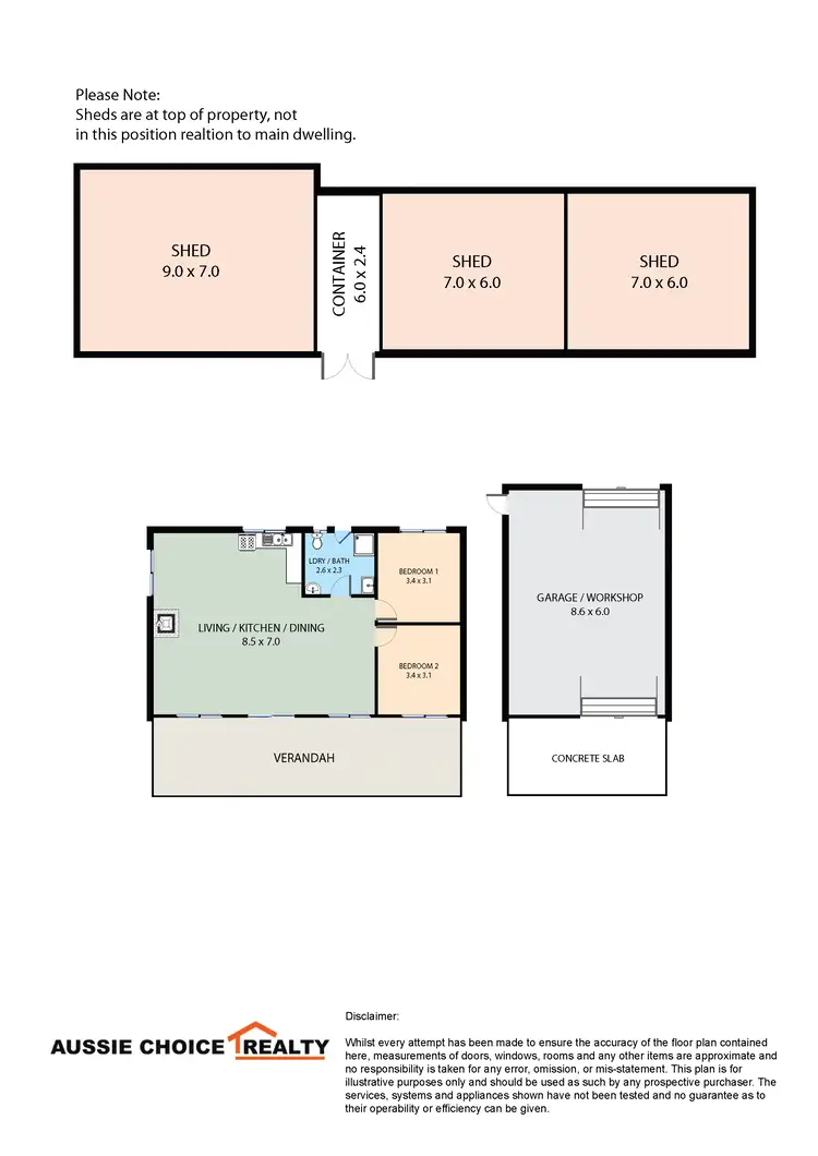 Floorplan of Homely rural property listing, 5373 Putty Rd, Putty NSW 2330