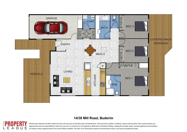 Floorplan of Homely unit listing, Unit 14/38 Mill Rd, Buderim QLD 4556